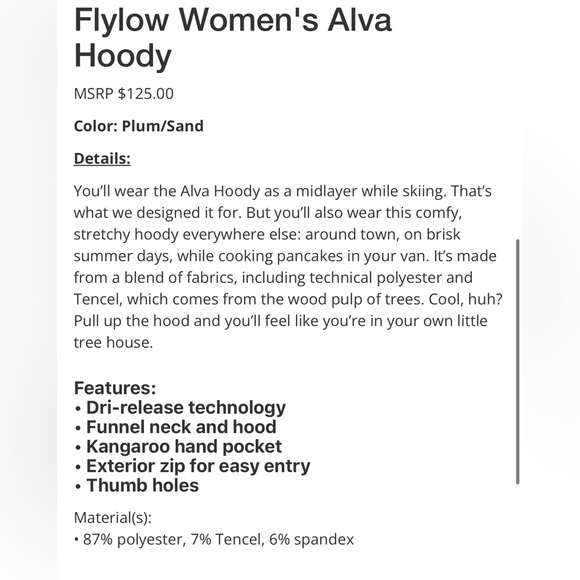 FlyLow Alva Hoodie - Picture 8 of 8